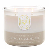 Coconut & Sandalwood Aromatherapy 3-Wick Candle