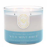 Wild Mint & Birch Aromatherapy 3-Wick Candle
