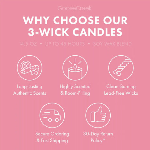 Black Cherry 3-Wick Candle