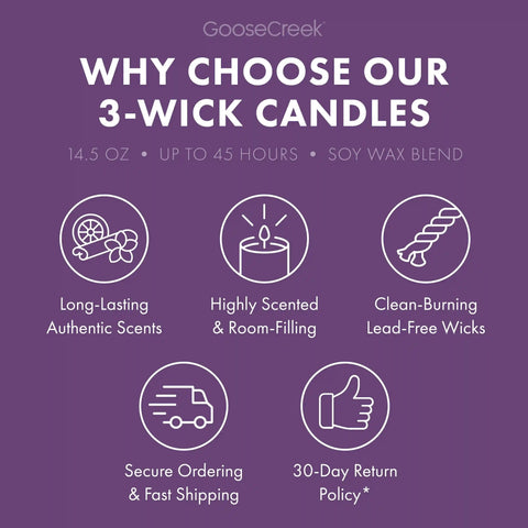 Chilly Rain Showers Odor Eliminating 3-Wick Candle