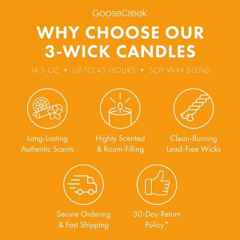 Clean House Citrus 3-Wick Candle