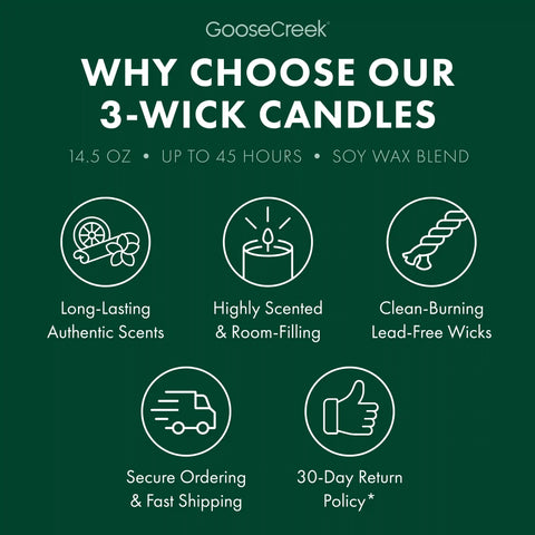 Cool Forest Rainfall 3-Wick Candle