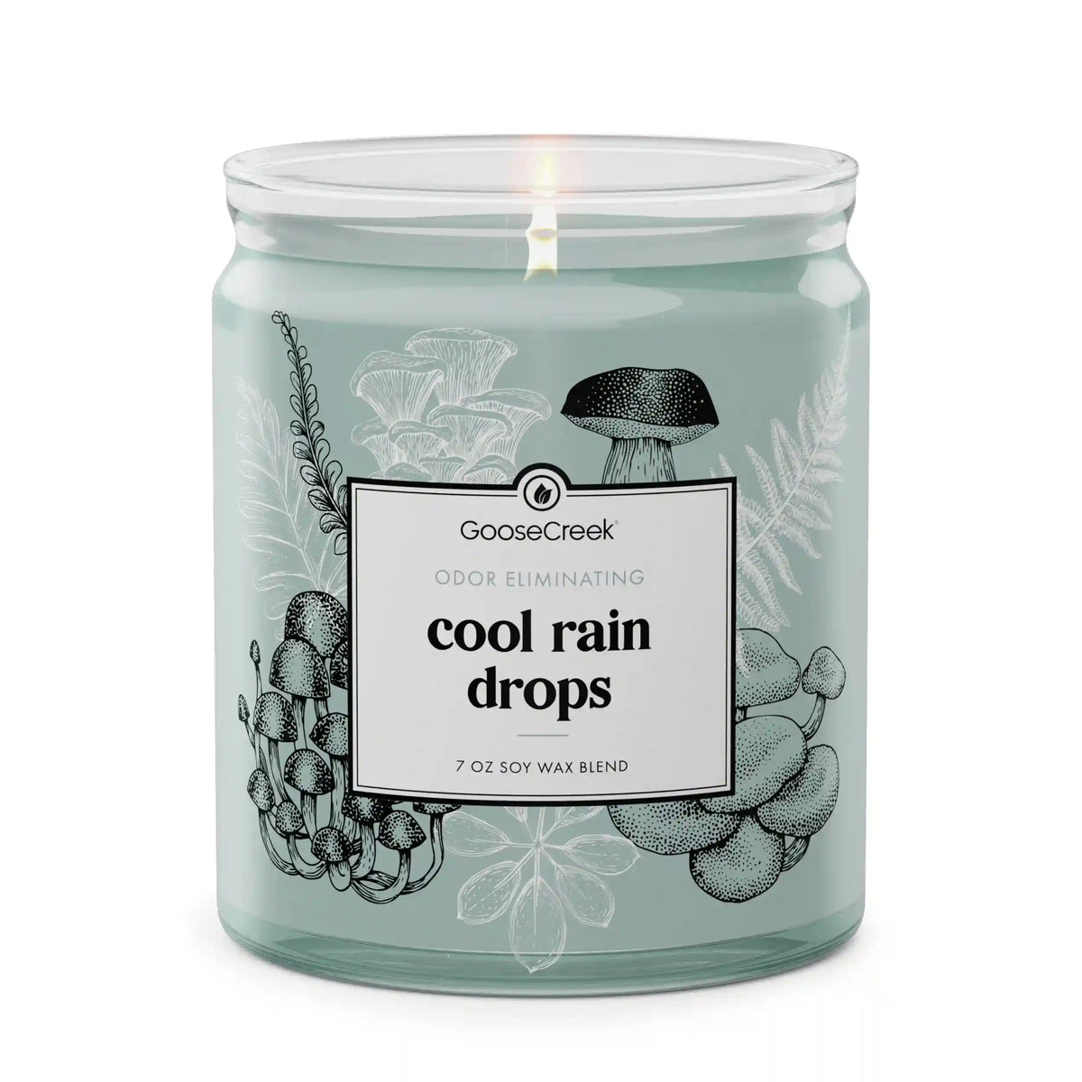 Cool Rain Drops Odor Eliminating 7oz Single Wick Candle