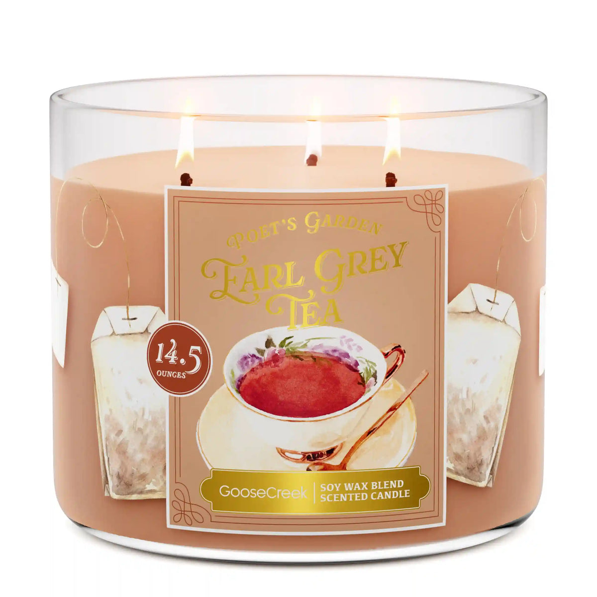 Earl Grey Tea 3-Wick Candle