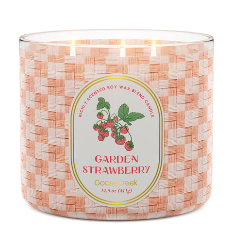 Garden Strawberry 3-Wick Candle