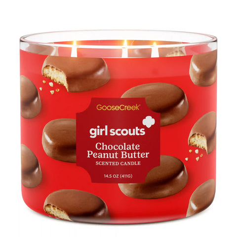 Girl Scouts Chocolate Peanut Butter 3-Wick Candle