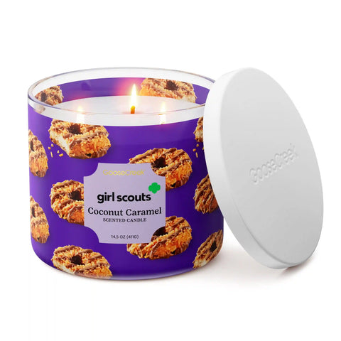 Girl Scouts Coconut Caramel 3-Wick Candle