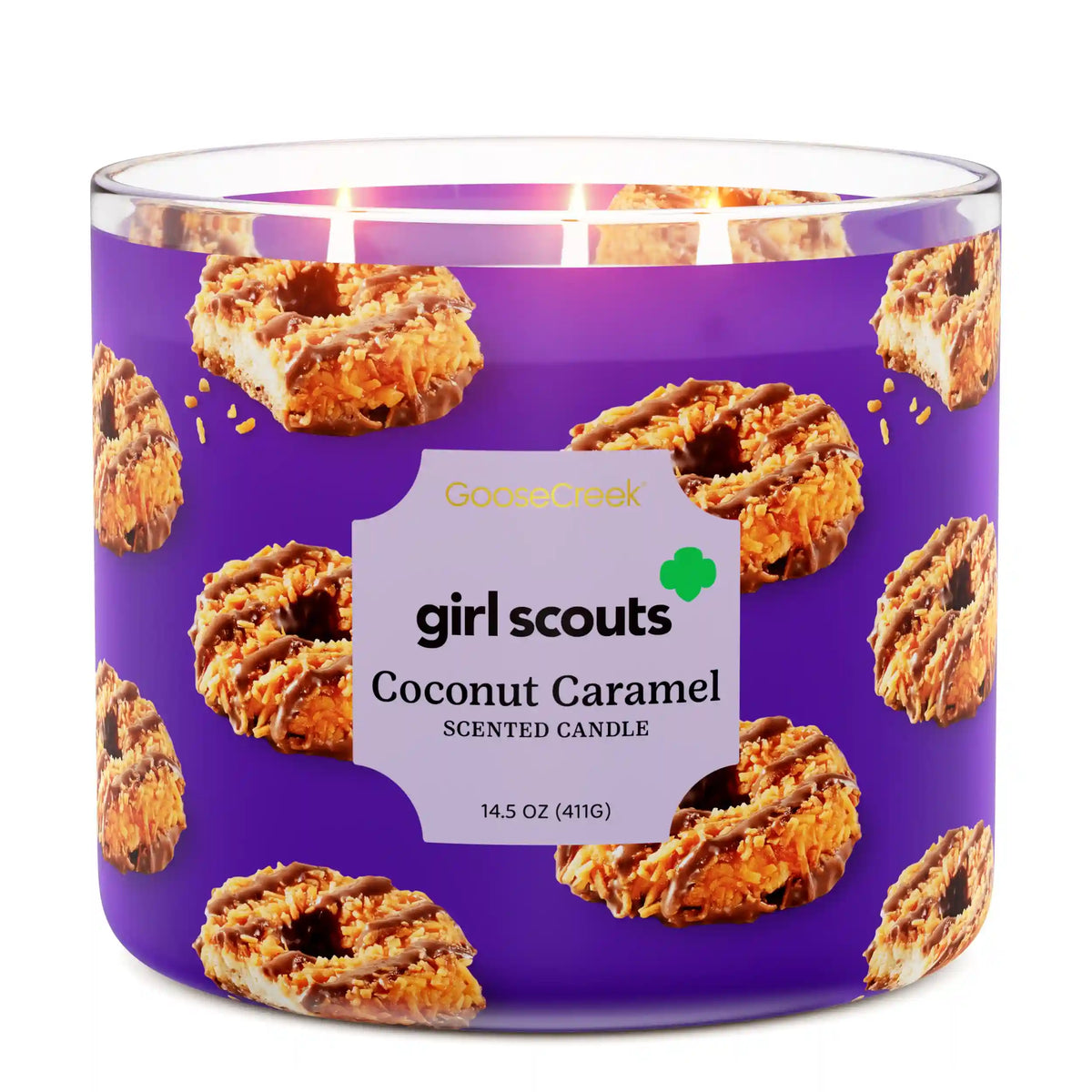 Girl Scouts Coconut Caramel 3-Wick Candle