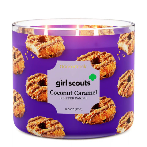 Girl Scouts Coconut Caramel 3-Wick Candle