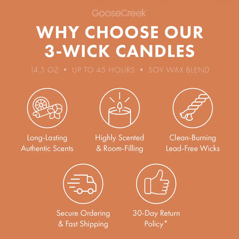 Honey & Wildflower Aromatherapy Large 3-Wick Candle