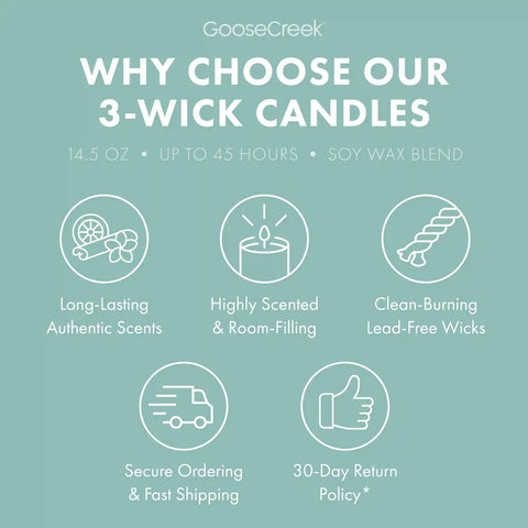 Island Cotton 3-Wick Candle
