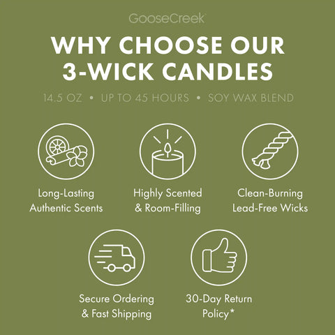 Jungle Palm Trees 3-Wick Candle