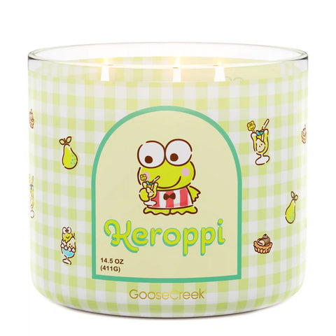 Keroppi Hello Kitty 3-Wick Candle