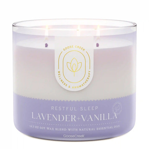 Lavender & Vanilla Aromatherapy 3-Wick Candle