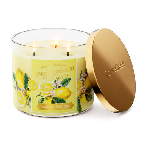 Lemon Lavender Tea Cake 3-Wick Candle