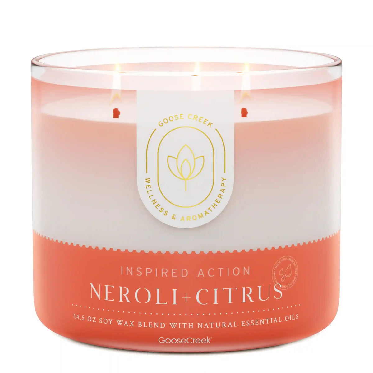 Neroli & Citrus Aromatherapy 3-Wick Candle
