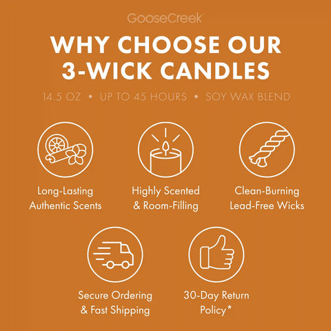 Peanut Butter Cookie 3-Wick Candle