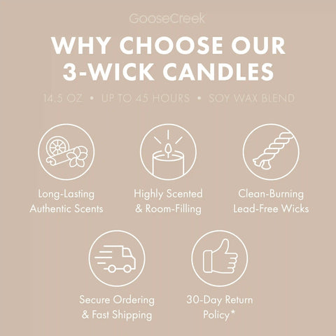 Pear & Vanilla Cream 3-Wick Candle