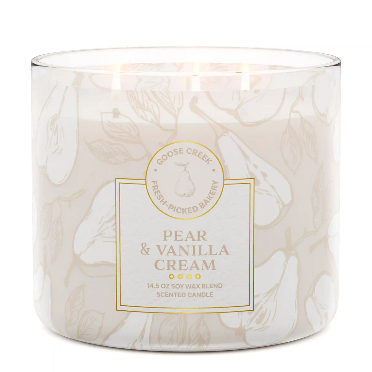 Pear & Vanilla Cream 3-Wick Candle