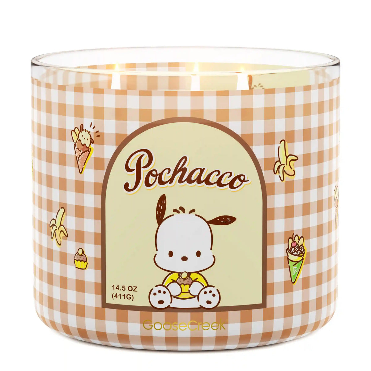 Pochacco Hello Kitty 3-Wick Candle