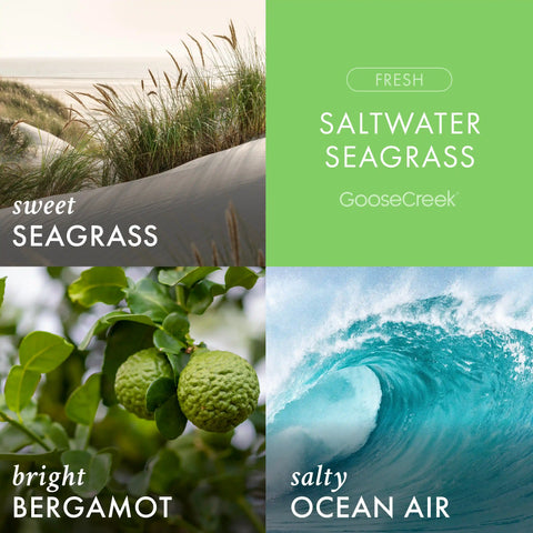 Saltwater Seagrass 3-Wick Candle
