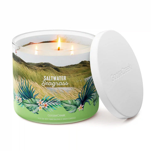 Saltwater Seagrass 3-Wick Candle