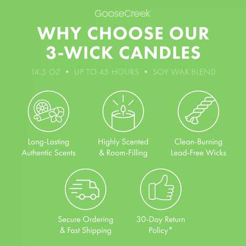 Saltwater Seagrass 3-Wick Candle