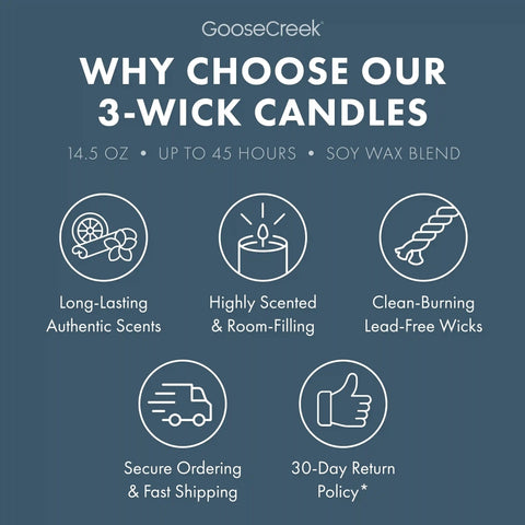 Seastone & Lotus 3-Wick Candle