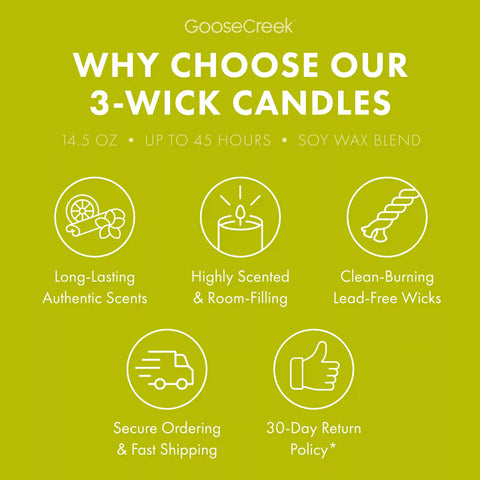 Shoreline Woods 3-Wick Candle