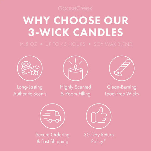 Strawberry Sponge Cake 3-Wick Candle