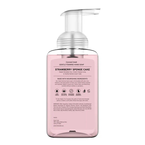 Strawberry Sponge Cake Foaming Hand Soap