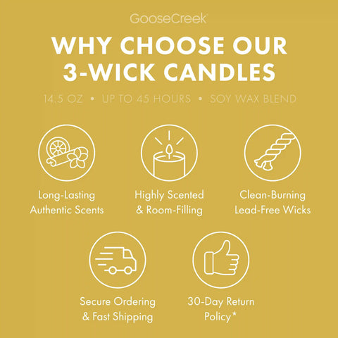 Sugared Lemon Odor Eliminating 3-Wick Candle
