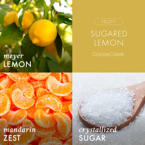 Sugared Lemon Odor Eliminating 7oz Single Wick Candle