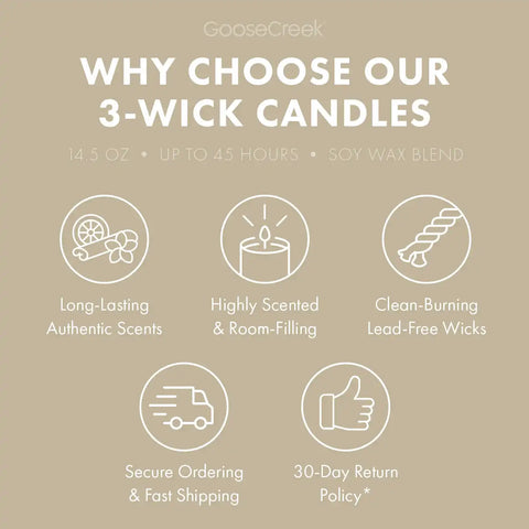 Vanilla Bean 3-Wick Candle