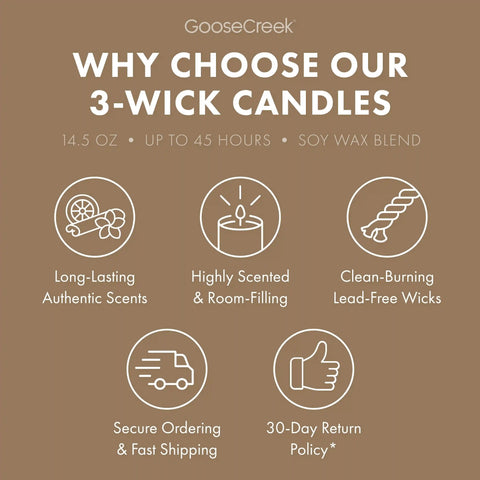 Warm & Welcome Odor Eliminating 3-Wick Candle