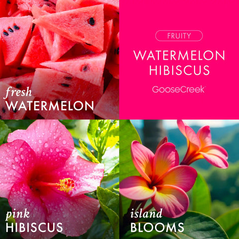 Watermelon Hibiscus 3-Wick Candle