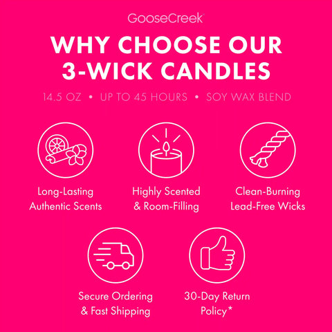 Watermelon Hibiscus 3-Wick Candle