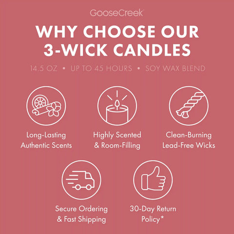Watermelon Lemonade Odor Eliminating 3-Wick Candle