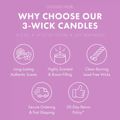 Wildberry Wisteria 3-Wick Candle