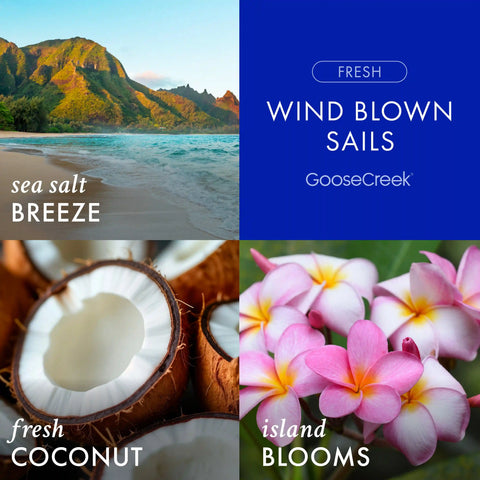 Wind Blown Sails 3-Wick Candle